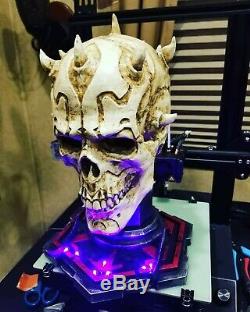 Star wars Darth maul skull custom display