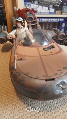 Star wars Luke Skywalker And Land Speeder Custom Shf Luke Figure