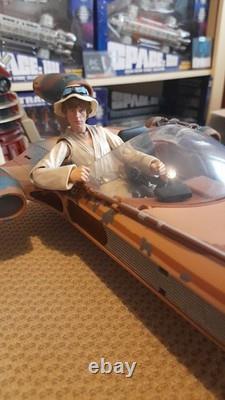 Star wars Luke Skywalker And Land Speeder Custom Shf Luke Figure