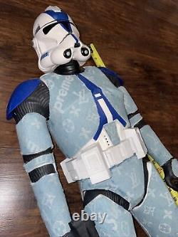 Star wars Storm Trooper Clone trooper 30 inch Figure Custom LV Supreme Fabric