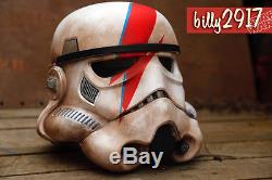 Star wars black series David Bowie Stormtrooper helmet custom paint