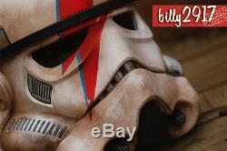 Star wars black series David Bowie Stormtrooper helmet custom paint