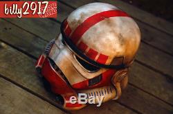 Star wars black series stormtrooper helmet shock trooper custom paint