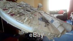 Star wars de agostini millennium falcon fully completed model on custom base