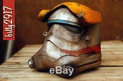 Star wars first order tie fighter jakku scavenger mercenary helmet custom Paint
