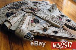 Star wars millennium falcon 60cm movie prop model custom paint christmas gift
