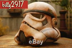Star wars stormtrooper helmet black series electronic custom sand trooper