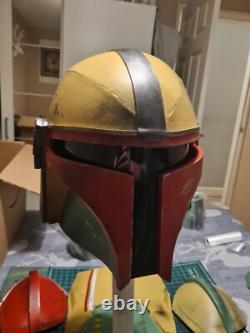 Star wars the mandalorian mando Custom helmet with vizor light weight