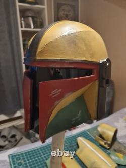 Star wars the mandalorian mando Custom helmet with vizor light weight