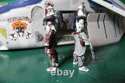 Star wars vintage collection Wolfpack ARC Troopers X2 Custom Figures