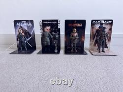 StarWars Black Series figures + custom displays x4 figures
