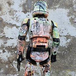 Storm Trooper Star Wars 18 Inch Figure Graffiti Custom Painted Art Toy Hoakser