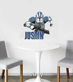 Storm trooper, Star Wars Custom name wall decal, personalized sticker