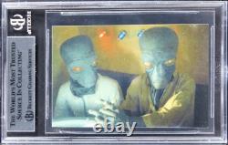 Stuart Freeborn & Kay Freeborn Star Wars Signed Custom Trading Card BAS Slabbed