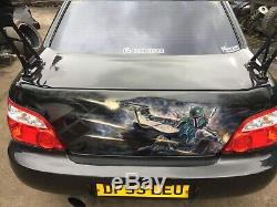 Subaru Impreza Blobeye Custom Airbrushed Star Wars Bobba Fett Bonnet & Bootlid