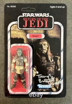 TREVOR BUTTERFIELD Signed Giran Rancor Keeper Star Wars Autograph Custom Figure