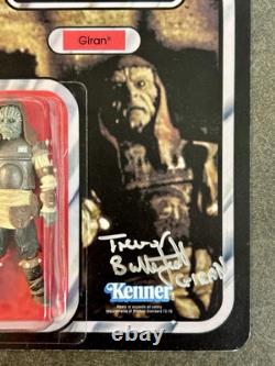 TREVOR BUTTERFIELD Signed Giran Rancor Keeper Star Wars Autograph Custom Figure