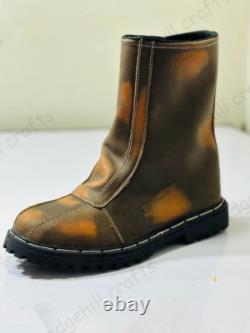 The Manalorian Custom Mando Boots Star Wars Manalorian Costume Shoes Brown