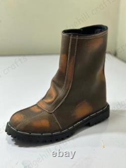 The Manalorian Custom Mando Boots Star Wars Manalorian Costume Shoes Brown