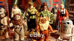 Vintage Star Wars Job Lot Rare 5 Last 17 & 6 Rotj Figures + Custom Luke X-wing