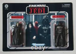 VINTAGE Star Wars Figures EMPEROR & VADER Customised with GLOSS FINISH