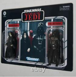 VINTAGE Star Wars Figures EMPEROR & VADER Customised with GLOSS FINISH