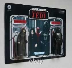 VINTAGE Star Wars Figures EMPEROR & VADER Customised with GLOSS FINISH