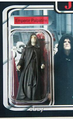 VINTAGE Star Wars Figures EMPEROR & VADER Customised with GLOSS FINISH