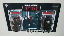 VINTAGE Star Wars Figures EMPEROR & VADER Customised with GLOSS FINISH