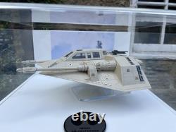 Vintage Kenner Star Wars Snowspeeder in high quality custom made acrylic case