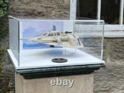 Vintage Kenner Star Wars Snowspeeder in high quality custom made acrylic case
