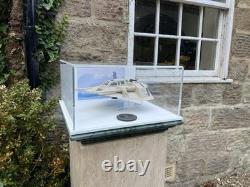 Vintage Kenner Star Wars Snowspeeder in high quality custom made acrylic case