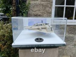 Vintage Kenner Star Wars Snowspeeder in high quality custom made acrylic case