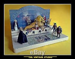 Vintage STAR WARS Kenner Custom Jabba the Hutt´s Throne Room Playset Diorama
