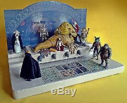 Vintage STAR WARS Kenner Custom Jabba the Hutt´s Throne Room Playset Diorama