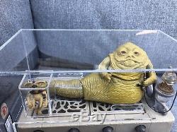Vintage Star Wars Jabba The Hutt Ukg Graded 80% Minty Fresh Custom Not AFA Wow
