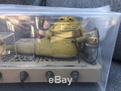Vintage Star Wars Jabba The Hutt Ukg Graded 80% Minty Fresh Custom Not AFA Wow