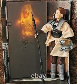 Vintage Star Wars Princess Leia as Boushh Figure 12 & Light up Carbonised Solo