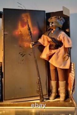 Vintage Star Wars Princess Leia as Boushh Figure 12 NEW & Light up Carbon Solo