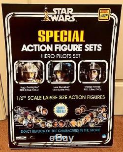 X Wing 3 Pack Custom Vintage Boxed Set 12 Inch Star Wars Action Collection Rare